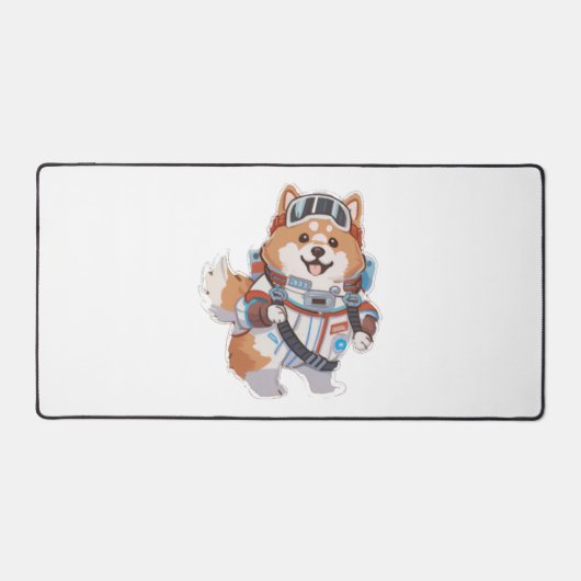 Spanisches Wasser und Wein Funny Hund 1 Schreibtischunterlage (Vorderseite)