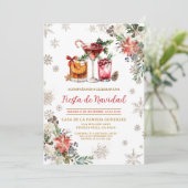 Spanisches Weihnachtsfest Einladung (Stehend Vorderseite)