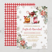 Spanisches Weihnachtsfest Einladung (Vorne/Hinten)