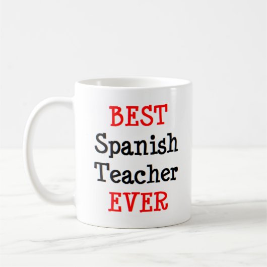 Spanischlehrer, am besten kaffeetasse (Links)