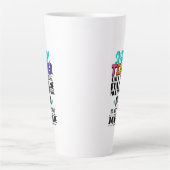 Spanischlehrer nur wegen Vollzeit-Mehrarbeit Milchtasse (Vorderseite)