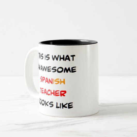 Spanischlehrer, phantastisch zweifarbige tasse (Vorderseite Links)