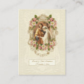 Spanish Catholic Wedding Prayer Holy Card Telefonnummerkarte (Vorderseite)