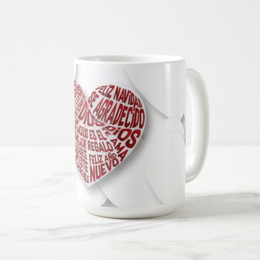 Spanish Christian Christmas mug Kaffeetasse (VorderseiteRechts)