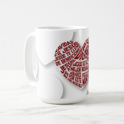 Spanish Christian Christmas mug Kaffeetasse (Vorderseite Links)