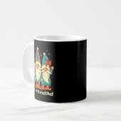 Spanish Christmas Gnomes Feliz Navidad Kaffeetasse (Vorderseite Links)
