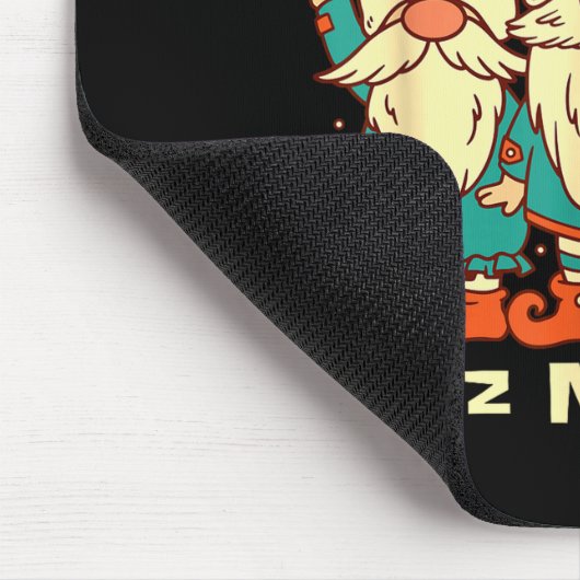 Spanish Christmas Gnomes Feliz Navidad  Mousepad (Ecke)