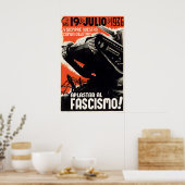 Spanish Civil War Poster Our common objective (Küche)