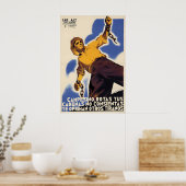 Spanish Civil War Poster Peasant, break your (Küche)
