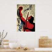 Spanish Civil War Poster POUM LEED (Küche)