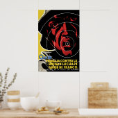Spanish Civil War Poster Who works against unity (Küche)