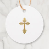 Spanish De Bautizo Gracias Gold Geschenkanhänger (Rückseite)