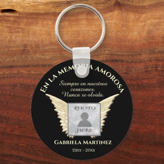 SPANISH En memoria Schlüsselanhänger (Rückseite)