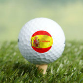 Spanish Flag Design Golfball (Insitu T-Shirt)