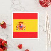 Spanish Flag Paper Napkins Serviette (Beispiel)