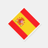 Spanish Flag Paper Napkins Serviette (Ecke)