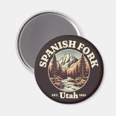 Spanish Fork, Utah Magnet (Vorderseite/Rückseite)