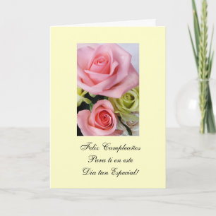 Spanish: Happy Birthday/ Feliz Cumpleanos Karte