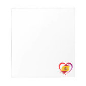 Spanish Heart Notizblock (Vorderseite)