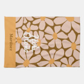 Spanish Hello Autumn Fall Vibes Personalisieren Geschirrtuch (Horizontal)