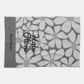 Spanish Hello Autumn Fall Vibes Personalisieren Geschirrtuch (Horizontal)