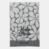 Spanish Hello Autumn Fall Vibes Personalisieren Geschirrtuch (Vertikal)