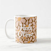 Spanish Hello Autumn Fall Vibes Personalisieren Kaffeetasse (Links)