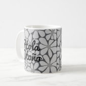 Spanish Hello Autumn Fall Vibes Personalisieren Kaffeetasse (Vorderseite Links)