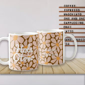 Spanish Hello Autumn Fall Vibes Personalisieren Kaffeetasse