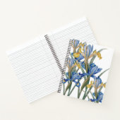 Spanish iris by Pierre-Joseph Redouté Notizblock (Innenseite)