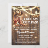 Spanish Mexican Cowboy Cumpleaños Vaquero Einladung (Vorderseite)