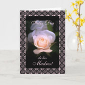 Spanish: Mother's day / Dia de las madres Karte (Gelbe Blume)