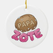 Spanish Papa Zote Soap Ornament (Hinten)