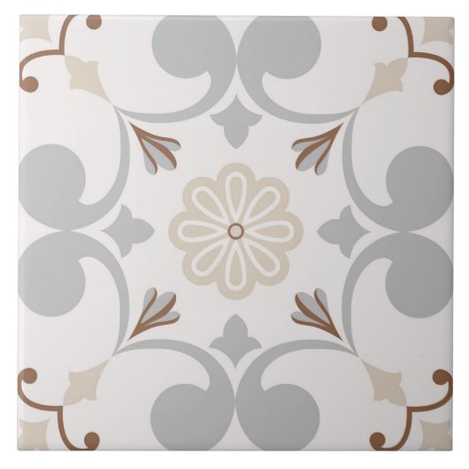 Spanish Portuguese Boho  Fliese (Vorderseite)