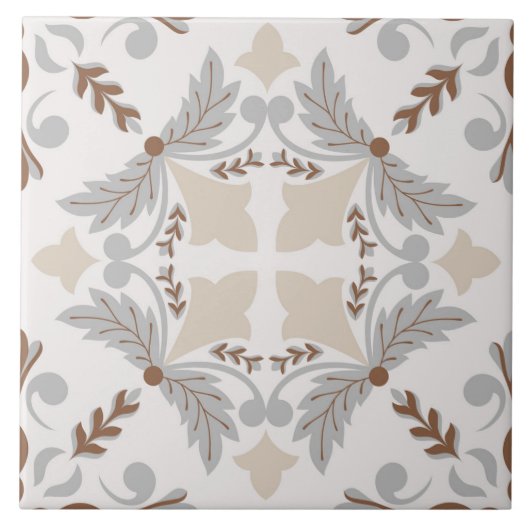 Spanish Portuguese Boho  Fliese (Vorderseite)