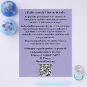 Spanish Pregnancy Help/After Abortion Care Flyer (Einzeln)