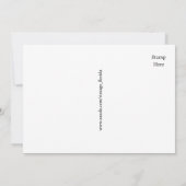 Spanish Puerto Rico 5x7 Map Postcard Dankeskarte (Rückseite)