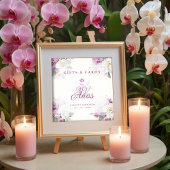 Spanish Romantic Exquisite Floral Orchids Bouquets Poster