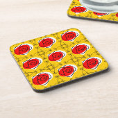 Spanish Rose Multicoaster plastic Getränkeuntersetzer (Linke Seite)