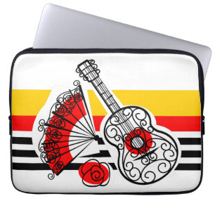 Spanish Souvenirs Classic Stripe Laptop Ärmel Laptopschutzhülle