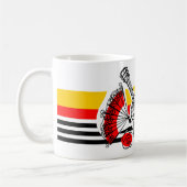 Spanish Souvenirs Classic Stripe Name Tasse (Links)