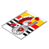 Spanish Souvenirs Classic Stripe Notebook Notizblock (Linke Seite)