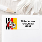 Spanish Souvenirs Classic Stripe Rücksendeadresse (Insitu)