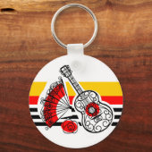 Spanish Souvenirs Classic Stripe Schlüsselanhänger (Vorderseite)