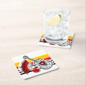 Spanish Souvenirs Classic Stripe Untersetzer Platz (Vor Ort)