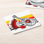 Spanish Souvenirs Classic Stripe Untersetzer Platz (angewinkelt)