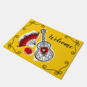 Spanish Souvenirs Corners Begrüßungstür Fußmatte (Schrägansicht)