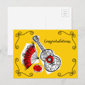 Spanish Souvenirs Corners Herzlichen Glückwunsch Postkarte (Vorne/Hinten)