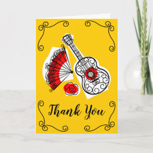 Spanish Souvenirs Corners Vielen Dank für Ihre Auf Dankeskarte
