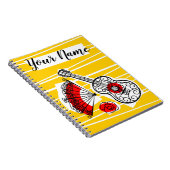 Spanish Souvenirs Name Notebook Notizblock (Rechte Seite)